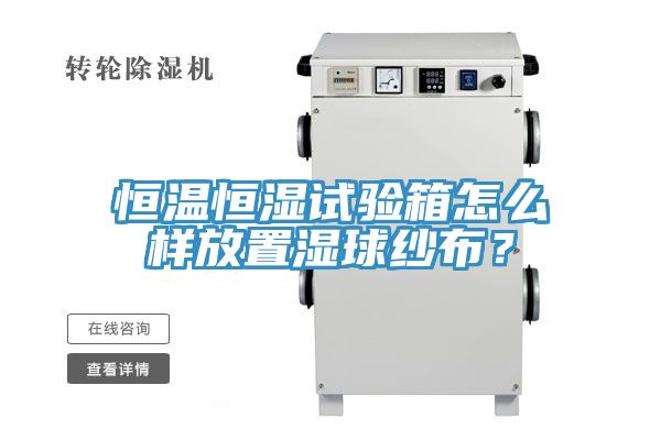 恒溫恒濕試驗箱怎么樣放置濕球紗布？