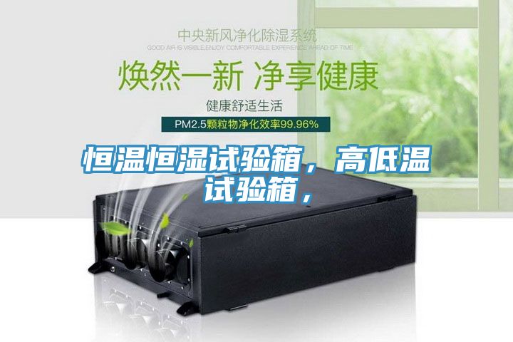 恒溫恒濕試驗箱，高低溫試驗箱，