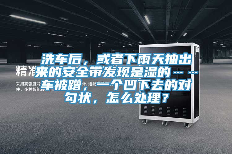 洗車后，或者下雨天抽出來的安全帶發(fā)現(xiàn)是濕的……車被蹭，一個(gè)凹下去的對(duì)勾狀，怎么處理？