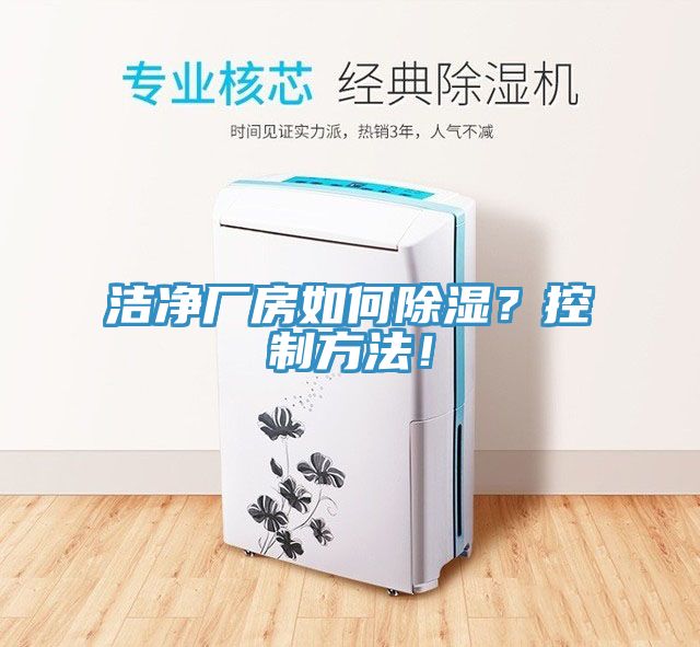 潔凈廠房如何除濕？控制方法！