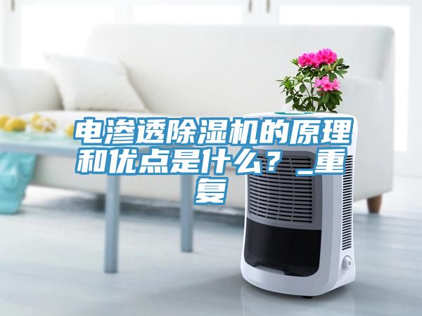 電滲透除濕機(jī)的原理和優(yōu)點(diǎn)是什么？_重復(fù)