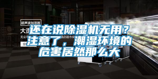 還在說除濕機(jī)無用？注意了，潮濕環(huán)境的危害居然那么大
