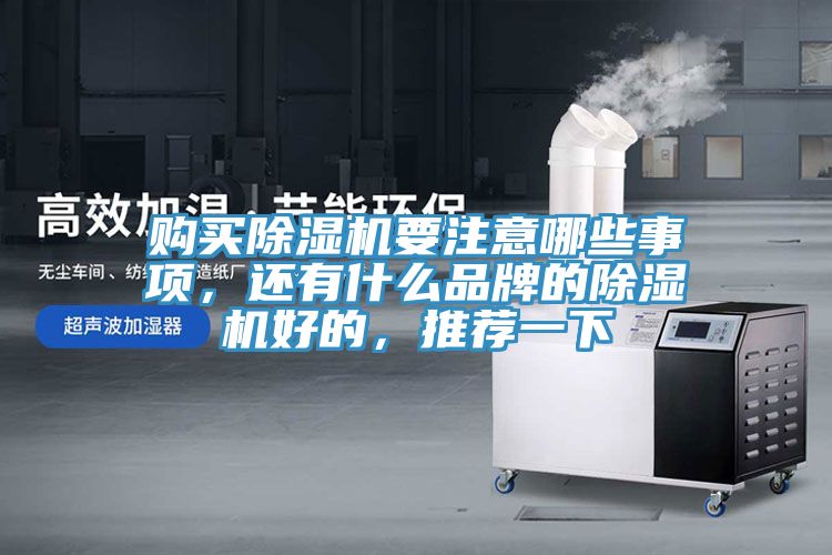 購買除濕機要注意哪些事項，還有什么品牌的除濕機好的，推薦一下