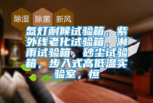氙燈耐候試驗(yàn)箱，紫外線老化試驗(yàn)箱，淋雨試驗(yàn)箱，砂塵試驗(yàn)箱，步入式高低溫實(shí)驗(yàn)室，恒