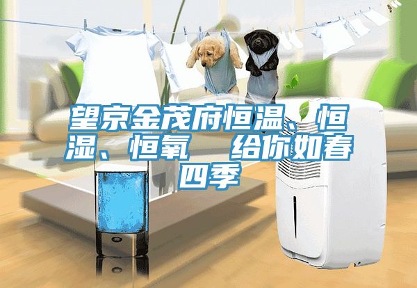 望京金茂府恒溫、恒濕、恒氧  給你如春四季