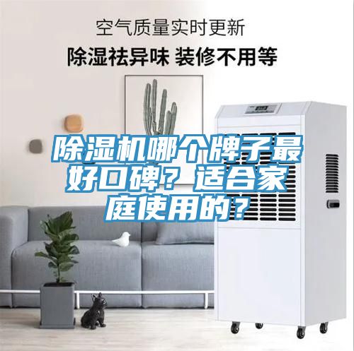 除濕機哪個牌子最好口碑？適合家庭使用的？