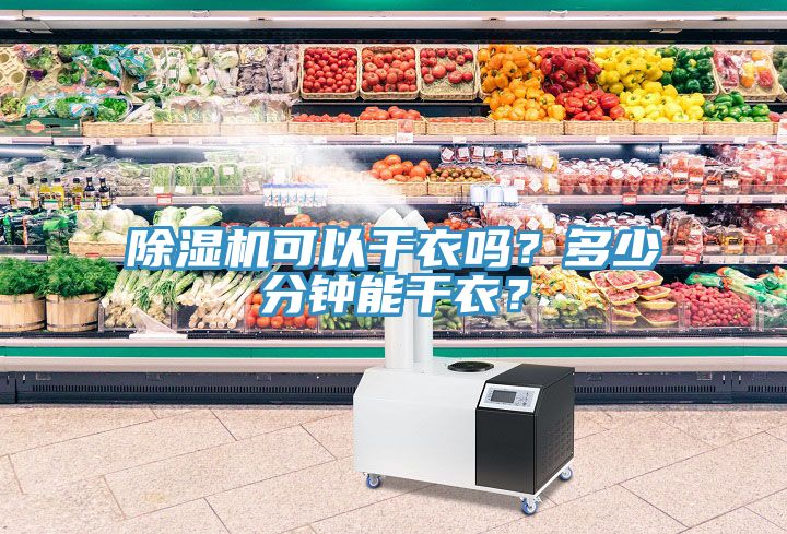除濕機可以干衣嗎？多少分鐘能干衣？