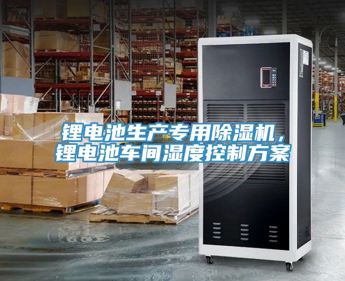 鋰電池生產(chǎn)專用除濕機(jī)，鋰電池車間濕度控制方案