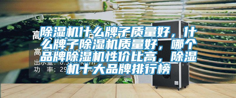 除濕機什么牌子質(zhì)量好，什么牌子除濕機質(zhì)量好，哪個品牌除濕機性價比高，除濕機十大品牌排行榜
