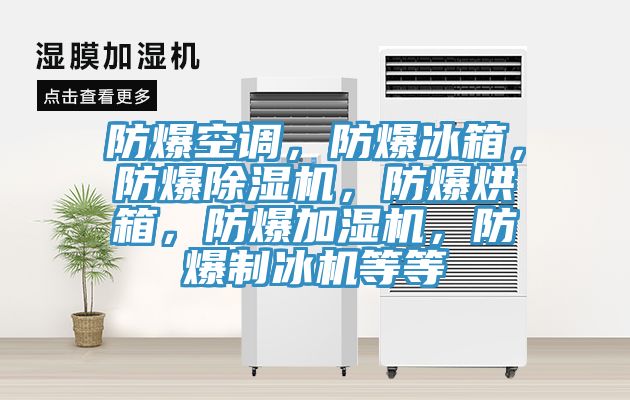 防爆空調(diào)，防爆冰箱，防爆除濕機(jī)，防爆烘箱，防爆加濕機(jī)，防爆制冰機(jī)等等