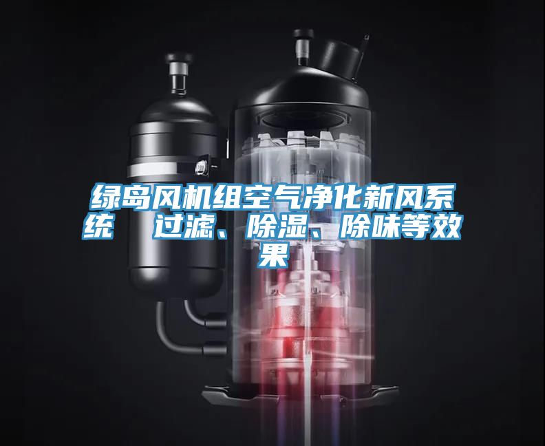 綠島風(fēng)機(jī)組空氣凈化新風(fēng)系統(tǒng)  過(guò)濾、除濕、除味等效果