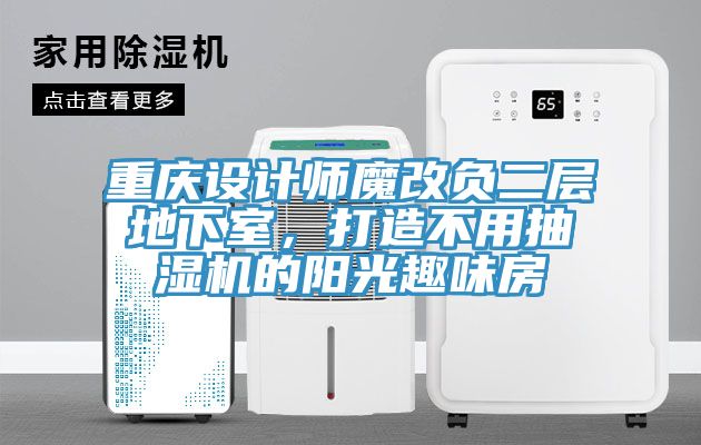 重慶設(shè)計(jì)師魔改負(fù)二層地下室，打造不用抽濕機(jī)的陽光趣味房