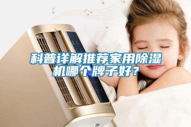 科普詳解推薦家用除濕機哪個牌子好？