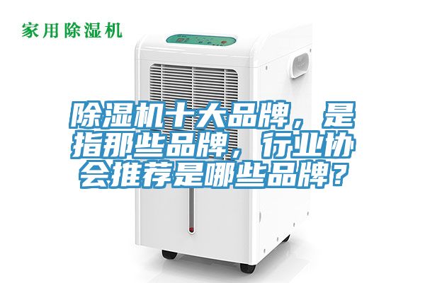 除濕機(jī)十大品牌，是指那些品牌，行業(yè)協(xié)會推薦是哪些品牌？