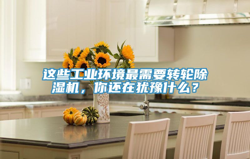 這些工業(yè)環(huán)境最需要轉(zhuǎn)輪除濕機(jī)，你還在猶豫什么？