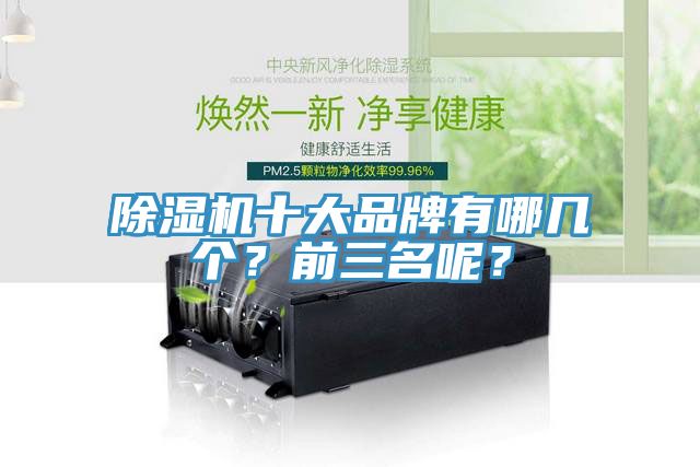 除濕機(jī)十大品牌有哪幾個？前三名呢？