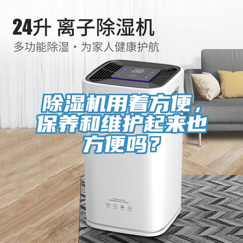 除濕機用著方便，保養(yǎng)和維護起來也方便嗎？