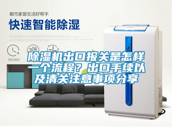 除濕機(jī)出口報關(guān)是怎樣一個流程？出口手續(xù)以及清關(guān)注意事項分享