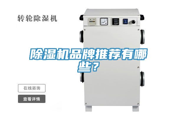 除濕機品牌推薦有哪些？