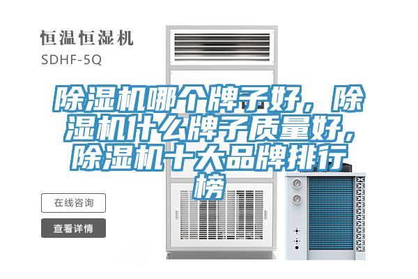 除濕機(jī)哪個(gè)牌子好，除濕機(jī)什么牌子質(zhì)量好，除濕機(jī)十大品牌排行榜