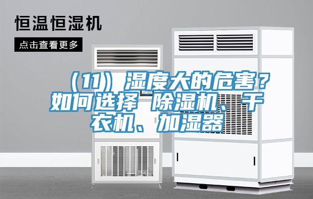 （11）濕度大的危害？如何選擇 除濕機(jī)、干衣機(jī)、加濕器