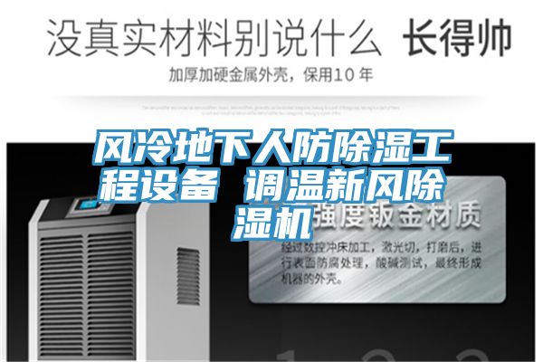 風冷地下人防除濕工程設(shè)備 調(diào)溫新風除濕機