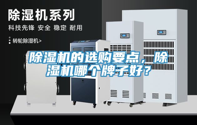 除濕機的選購要點，除濕機哪個牌子好？