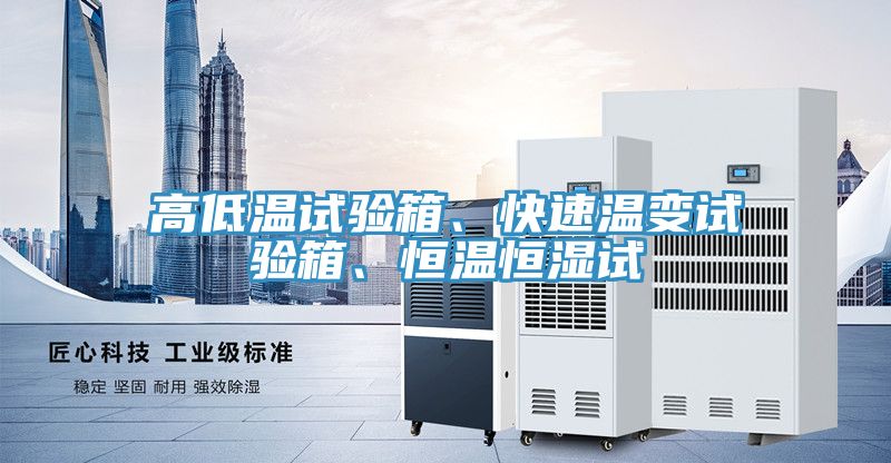 高低溫試驗(yàn)箱、快速溫變試驗(yàn)箱、恒溫恒濕試